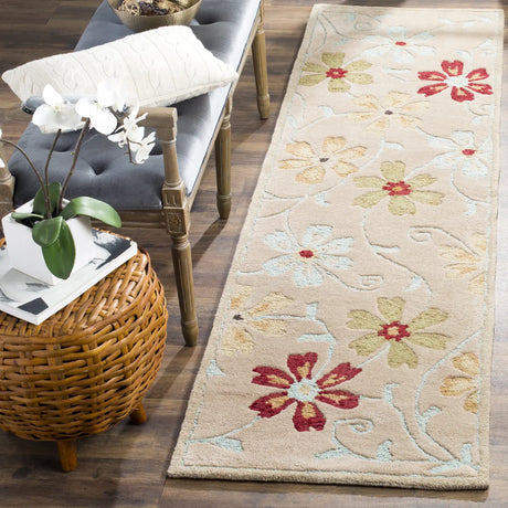 Safavieh Blossom 2'-3" x 8'-0" Rug in Beige / Multi