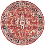 Safavieh Charleston 5'-0" x 5'-0" Rug in Red / Ivory