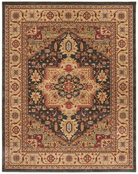 Safavieh Mahal 10'-0" x 14'-0" Rug in Navy / Natural