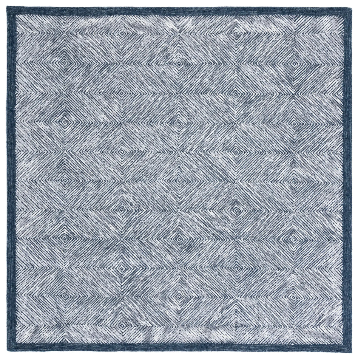 Safavieh Soho 6'-0" x 6'-0" Rug in Dark Grey / Ivory