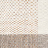 Chandra Hayden HAY-56501 White / Gray / Tan rug, close-up detail