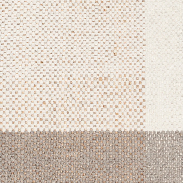 Chandra Hayden HAY-56501 White / Gray / Tan rug, close-up detail