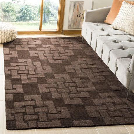 Safavieh Martha Stewart 4'-0" x 6'-0" Rug in Chocolate Truff