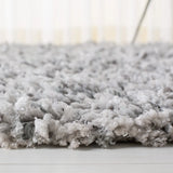 Safavieh Rio Shag 6'-0" x 6'-0" Rug in Grey / Ivory