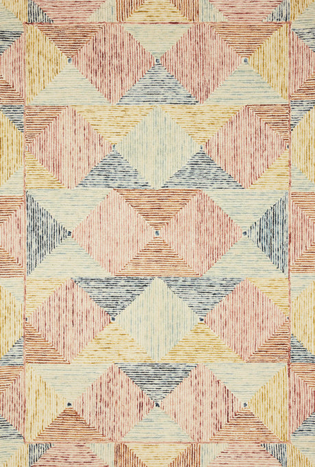 Loloi Spectrum Spe-01 Ivory/Multi Rugs - main flat