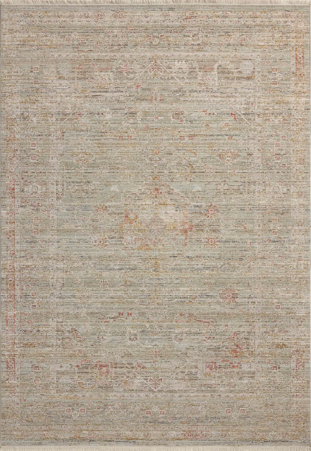 Chris Loves Julia x Loloi Ida IDA-05 Spa / Sunrise Rug - main flat