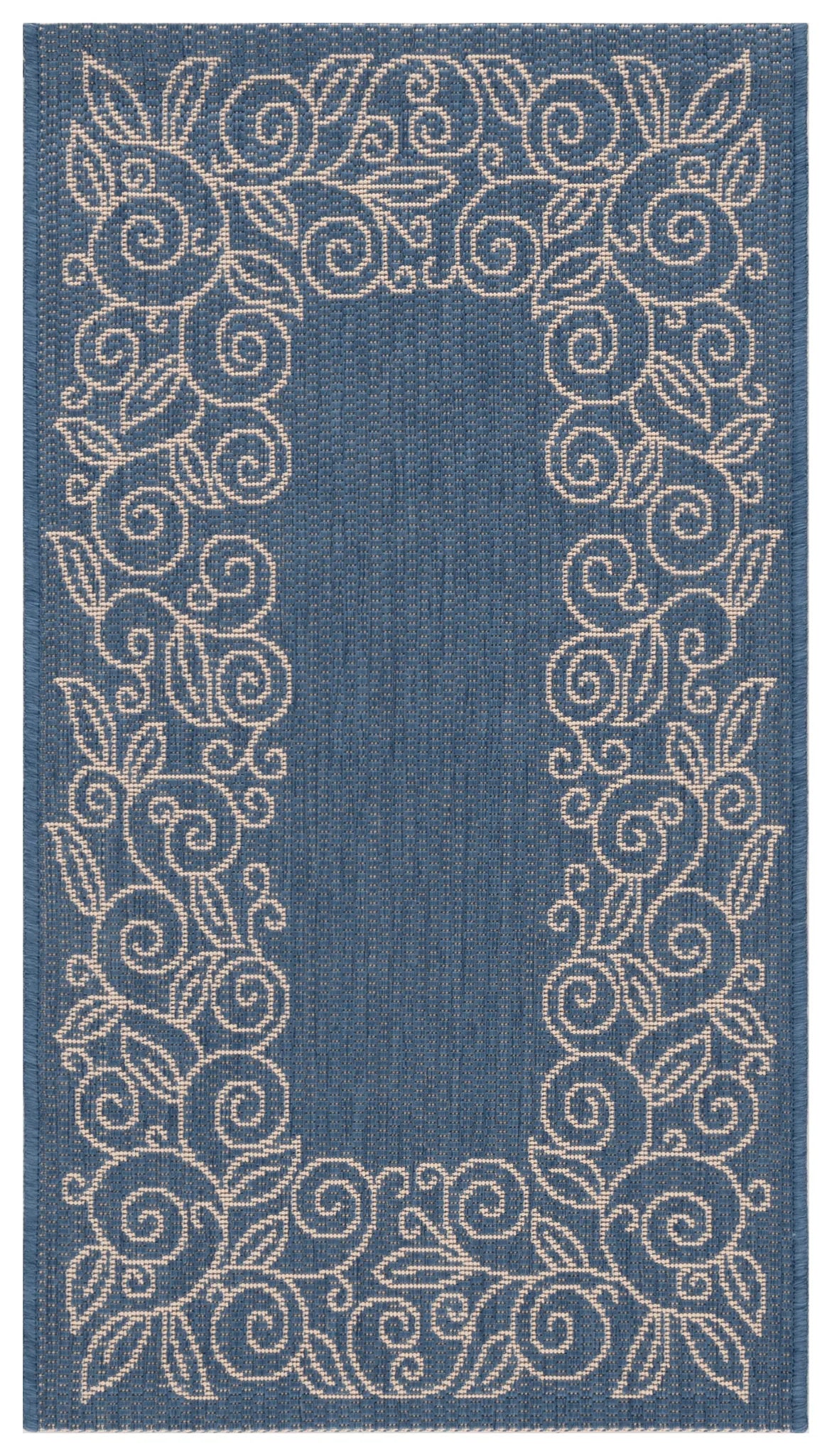 Safavieh Courtyard 2'-0" x 3'-7" Rug in Blue / Beige