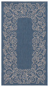 Safavieh Courtyard 2'-0" x 3'-7" Rug in Blue / Beige