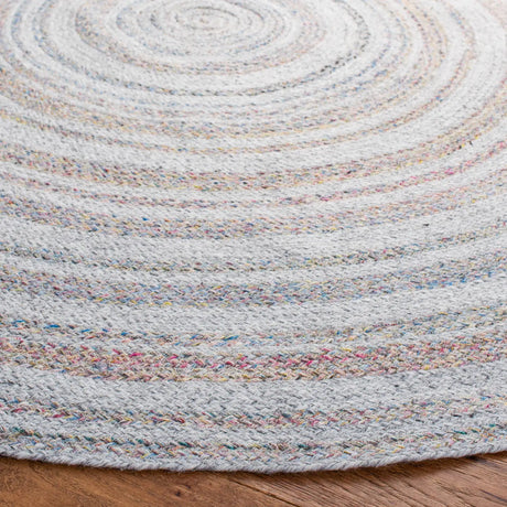 Safavieh Cape Cod 5'-0" x 5'-0" Rug in Grey / Pink