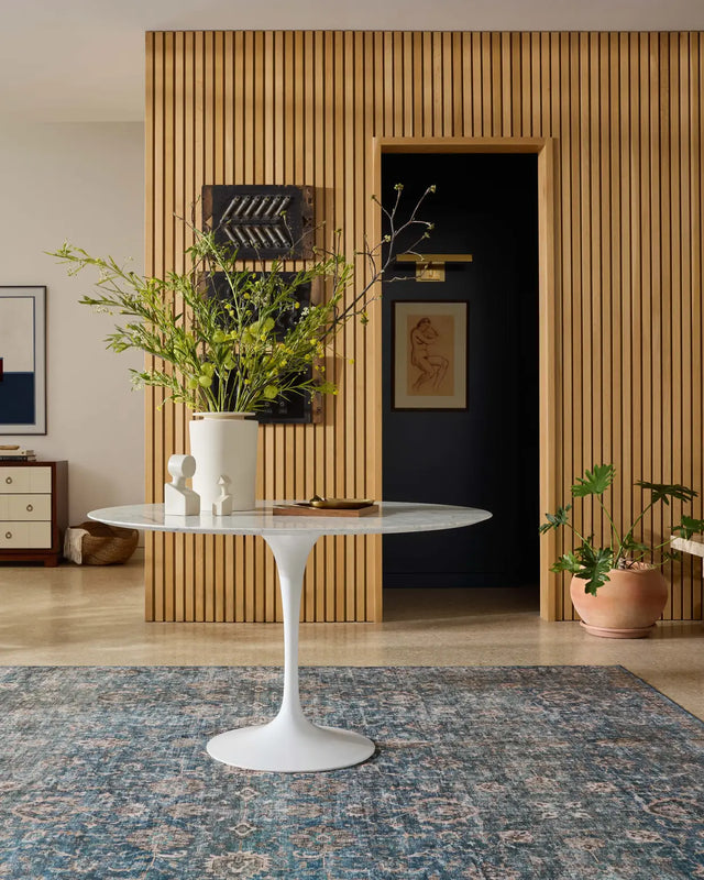 Loloi Anniston ANS-02 Lagoon / Natural Rug - room scene 1