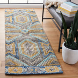 Safavieh Trace 2'-3" x 8'-0" Rug in Grey / Beige