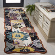 Safavieh Jardin 2'-3" x 8'-0" Rug in Black / Ivory