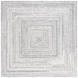 Safavieh Abstract 6'-0" x 6'-0" Rug in Black / Ivory