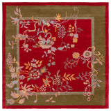 Safavieh Metro 6'-0" x 6'-0" Rug in Red / Green