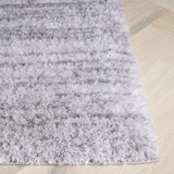 Safavieh Tahoe Shag 4'-0" x 6'-0" Rug in Grey / Dark Grey