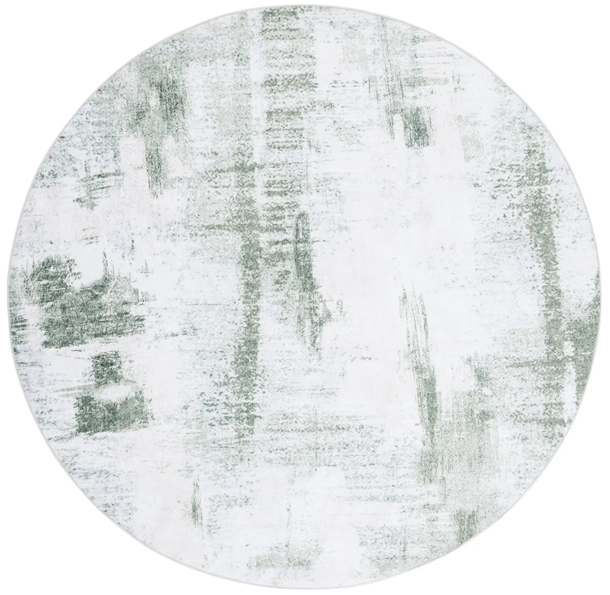 Safavieh Santa Monica 6'-0" x 6'-0" Rug in Ivory / Green