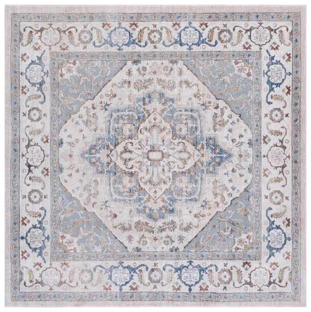 Safavieh Ellwood 6'-5" x 6'-5" Rug in Beige / Blue