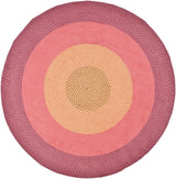 Safavieh Braided 6'-0" x 6'-0" Rug in Multi