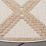 Safavieh Martha Stewart Global 6'-7" x 6'-7" Rug in Beige / Brown