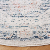 Safavieh Madison 800 6'-7" x 6'-7" Rug in Beige / Blue