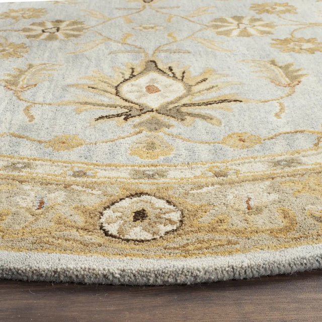 Safavieh Antiquity 6'-0" x 6'-0" Rug in Light Blue / Sage