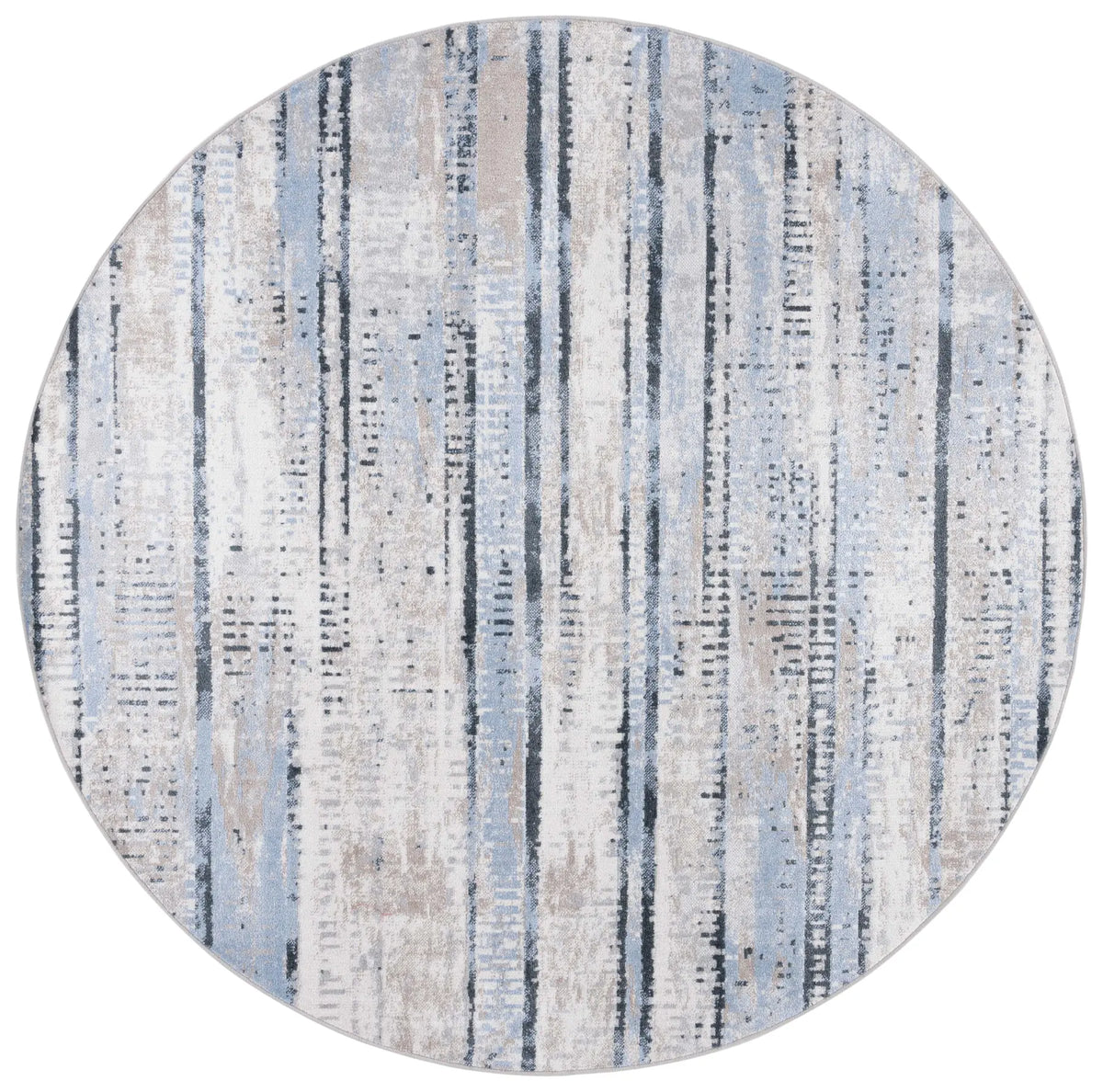 Safavieh Bayside 6'-7" x 6'-7" Rug in Blue / Gold