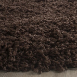 Safavieh Sgl-Laguna Shag 2'-3" x 10'-0" Rug in Brown