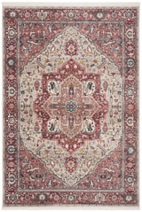 Safavieh Vintage Persian 4'-0" x 6'-0" Rug in Red / Ivory