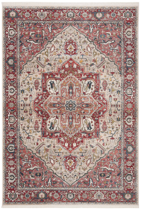 Safavieh Vintage Persian 4'-0" x 6'-0" Rug in Red / Ivory