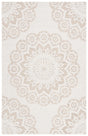 Safavieh Blossom 4'-0" x 6'-0" Rug in Ivory / Light Brown