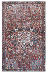 Safavieh Tucson 4'-0" x 6'-0" Rug in Red / Blue