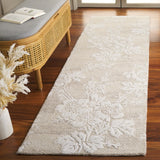 Safavieh Glamour 2'-3" x 8'-0" Rug in Beige / Ivory