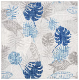 Safavieh Cabana 6'-7" x 6'-7" Rug in Grey / Blue