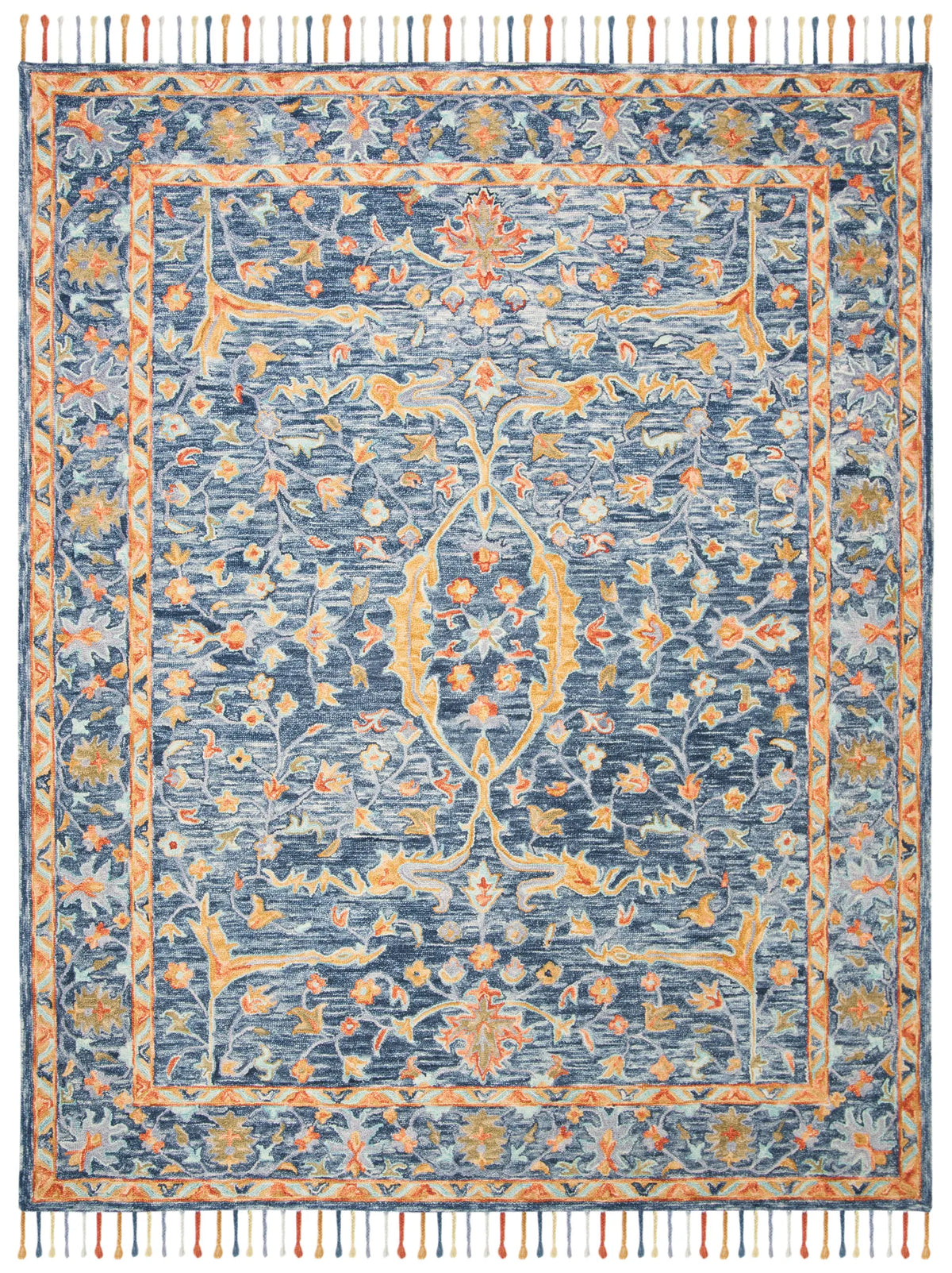 Safavieh Aspen 10'-0" x 14'-0" Rug in Blue / Rust
