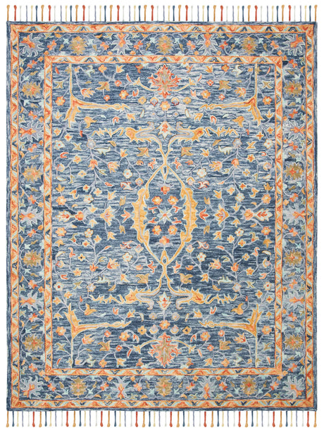 Safavieh Aspen 10'-0" x 14'-0" Rug in Blue / Rust