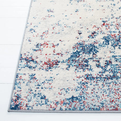 Safavieh Brentwood 4'-0" x 6'-0" Rug in Navy / Red