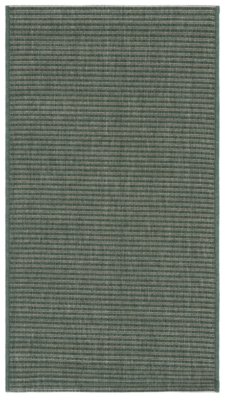 Safavieh Courtyard 2'-0" x 3'-7" Rug in Dark Green / Beige