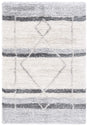 Safavieh Fontana Shag  800 4'-0" x 6'-0" Rug in Ivory / Grey