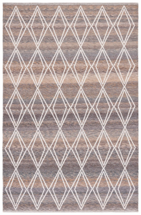 Safavieh Kilim 4'-0" x 6'-0" Rug in Brown / Grey