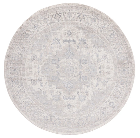 Safavieh Brentwood 6'-7" x 6'-7" Rug in Ivory / Grey