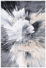 Safavieh Lagoon 4'-5" x 6'-5" Rug in Charcoal / Ivory