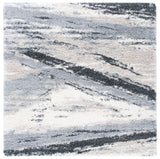 Safavieh Fontana Shag  800 6'-7" x 6'-7" Rug in Grey / Charcoal