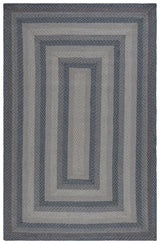 Safavieh Braided 4'-0" x 6'-0" Rug in Grey / Blue