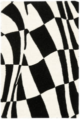 Safavieh Soho 2'-0" x 3'-0" Rug in Black / Ivory