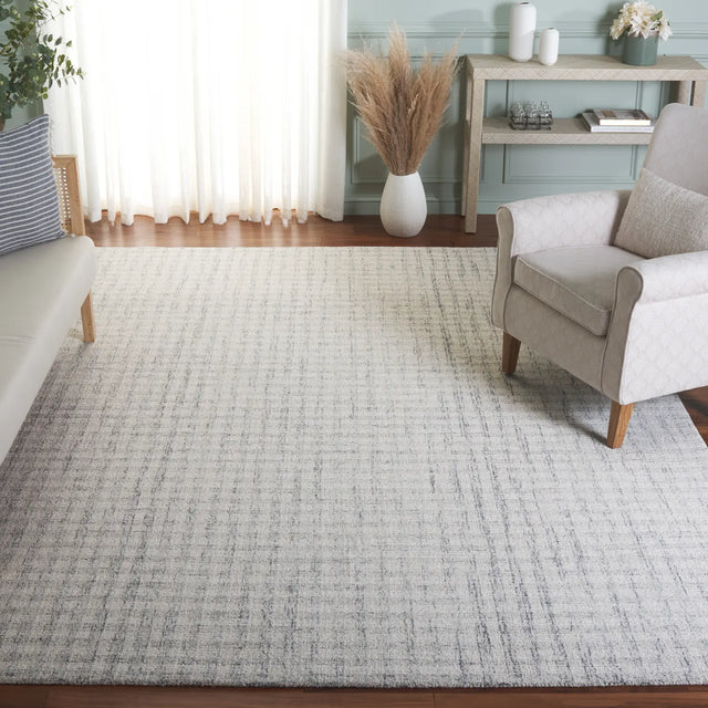 Safavieh Ebony 10'-0" x 14'-0" Rug in Light Grey / Ivory