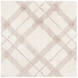 Safavieh Easy Care 6'-0" x 6'-0" Rug in Ivory / Beige