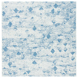 Safavieh Courtyard 6'-7" x 6'-7" Rug in Grey / Navy