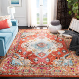 Safavieh Monaco 10'-0" x 14'-0" Rug in Orange / Light Blue