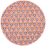 Safavieh Trace 6'-0" x 6'-0" Rug in Red / Navy