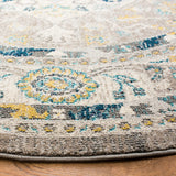 Safavieh Phoenix 100 6'-7" x 6'-7" Rug in Ivory / Grey